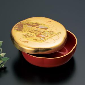 菓子器 夢うさぎ 梅型 蓋付き 漆器 器 食器 日本製 （ 菓子入れ 盛鉢