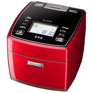 三菱電機 IHジャー炊飯器 備長炭炭炊釜 5.5合炊き ルビーレッド NJ-VX107-R