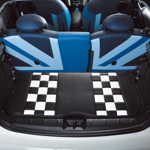 MINI CLOS クロス リアバンパープロテクター カーボンルック MINI R55