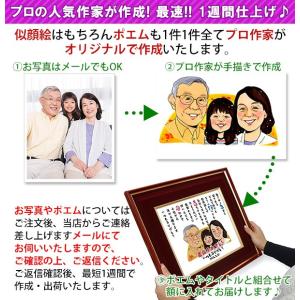喜寿 お祝い 男性 女性 プレゼント 似顔絵ポ...の詳細画像3