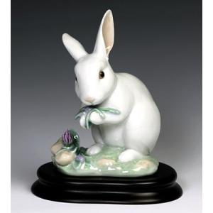 リヤドロ（Lladro リアドロ 陶器人形 置物） 十二支 THE RABBIT （台座付）#ldr-8517｜bondstreet