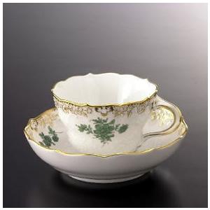 マイセン（Meissen） グリーンブーケ コーヒーC/S #msn001877｜bondstreet