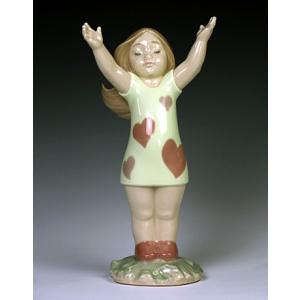 NAO（ナオ） フィギュリン『All Decked Out Cat（おめかしした猫