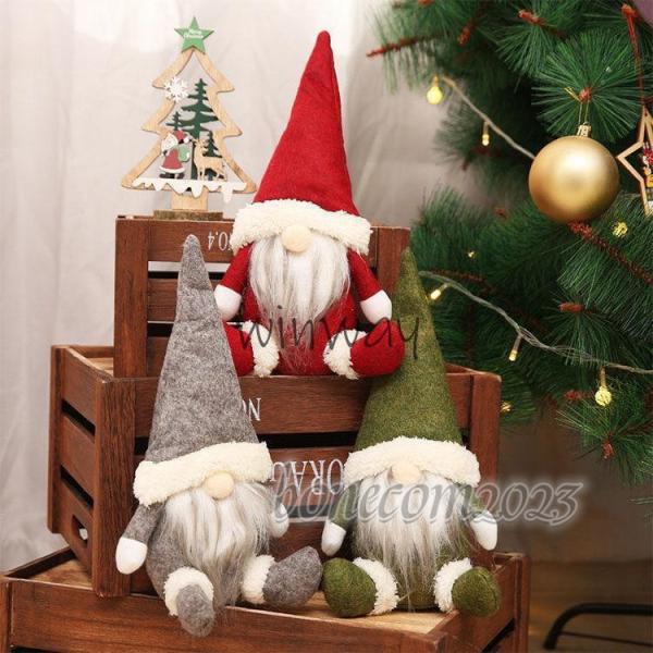 クリスマス 飾り サンタクロース サンタ 置物 クリスマスオブジェ 人形 北欧 玄関　室内 おしゃれ...
