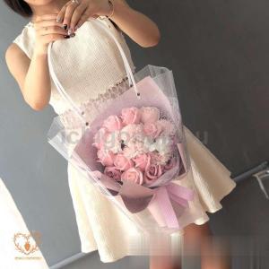 母の日ソープフラワーバラと季節の花花束お誕生日...の詳細画像2