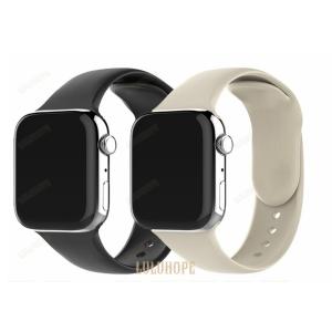 Apple watch バンド シリコン 伸縮 series 4 5 6 7 8 SE シリーズ 3 2 アップルウォッチ バンド 38mm-49mm ベルト Applewatch ソロループ｜bonecom2023