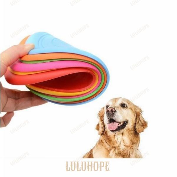 犬 おもちゃ 三枚入り 投げる おもちゃ ストレス解消 追いかけて楽しい 柔らか素材 ランダムな色