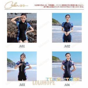 水着 レディース 競泳水着 フィットネス 着痩...の詳細画像1