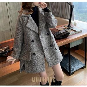 チェスターコート レディース 秋冬 ミディアム丈...の商品画像