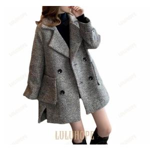 チェスターコート レディース 秋冬 ミディアム...の詳細画像3