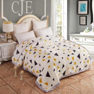 毛布 ベッドブランケット 厚い 暖かい ふわふわ スーパーソフトラッシェル