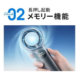 ハンディファン 扇風機 100段風量調整可能 ...の詳細画像3