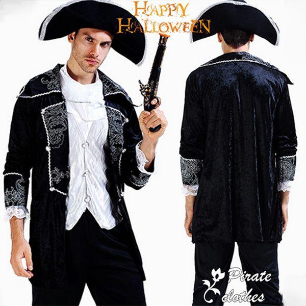 コスプレ衣装 海賊 ハロウィーン  ビューティーストライプ 男性用 メンズ  パイレーツ コスプレ ...