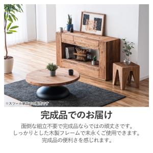 スツール 木製 四角 パイン古材 高さ40cm...の詳細画像5