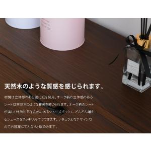 薄型 下駄箱 シューズラック シューズボックス...の詳細画像3