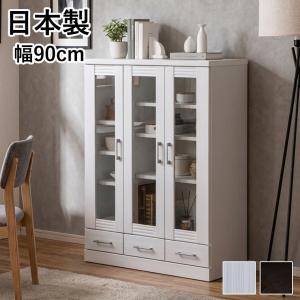 ニトリ（NITORI） 扉・引出し付き書棚 (幅80cm WH) : ニトリ Yahoo!店