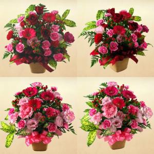 季節の花タップリのおまかせフラワーアレンジメント♪の詳細画像1