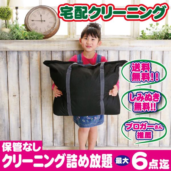 クリーニング 宅配 詰め放題  ６点迄（ブロガーさん推薦） 今だけしみぬき無料で 詰め放題 クリーニ...