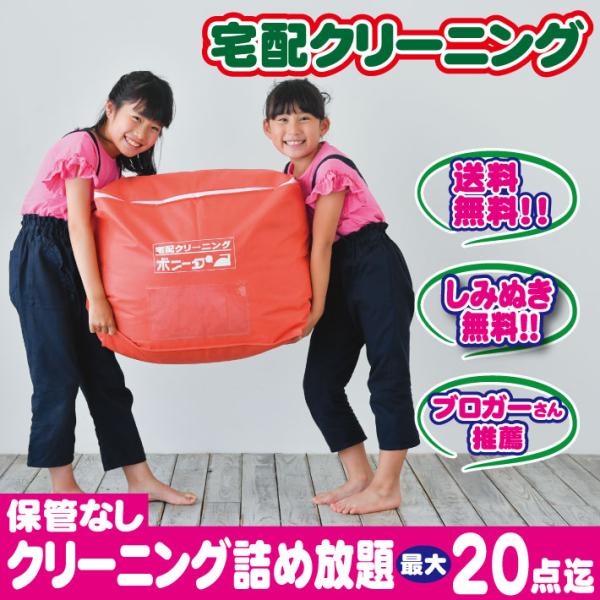 クリーニング 宅配 詰め放題 20点まで（ブロガーさん推薦）衣替え 今だけ有料しみぬきも無料（送料無...