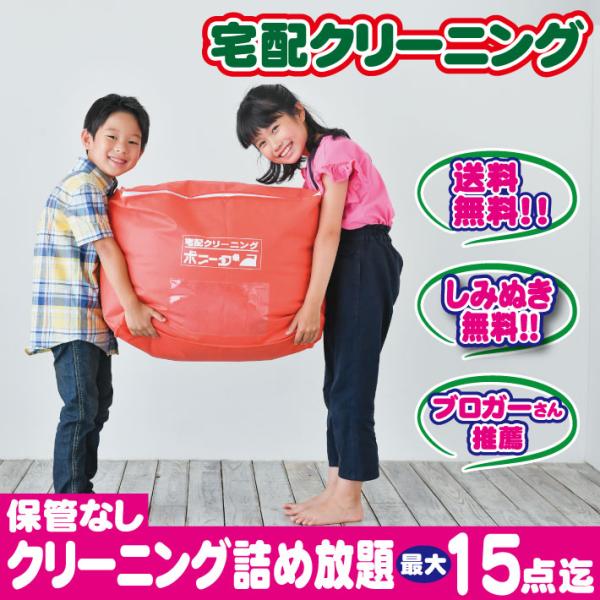 クリーニング 宅配 詰め放題 １５点まで（ブロガーさん推薦）衣替え 今だけ有料しみぬきも無料（送料無...