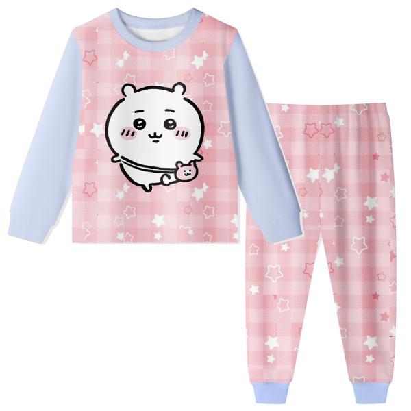 ちいかわ パジャマ 上下セット 子供 かわいい キャラクター Tシャツ 長袖 長パンツ ルームウェア...