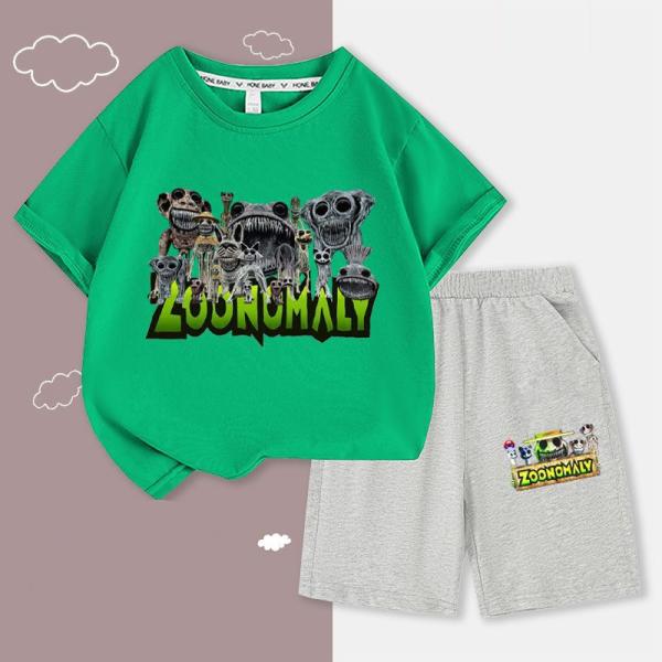 Zoonomaly Plush ズーノマリー 子供服 上下セット 半袖 Tシャツ 半ズボン  キッズ...