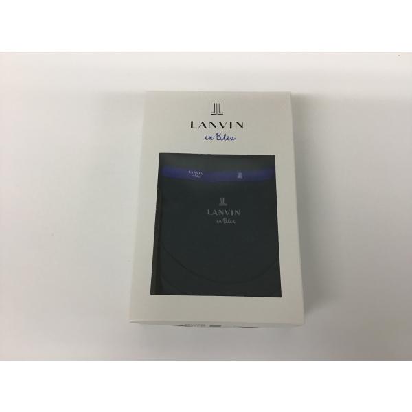 LANVIN　en Bleu インナーTシャツ　クルーネック　Mサイズ　グレイッシュブルー