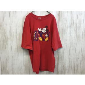 【USA製】ヴィンテージ　90年代　ミッキーマウスTシャツ　XLサイズ　ビックシルエット