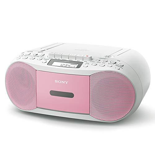 ソニー CDラジカセ レコーダー CFD-S70 : FM/AM/ワイドFM対応 録音可能 ピンク ...