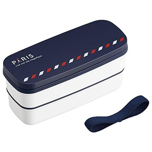 OSK PARIS ランチボックス二段(仕切付) 日本製 PW-28K