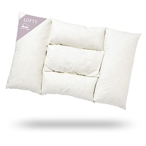 LOFTY 快眠枕 LT-020/3号 やわらかめ 枕 ふわふわ 寝がえりサポート 仰向き 横向き ...