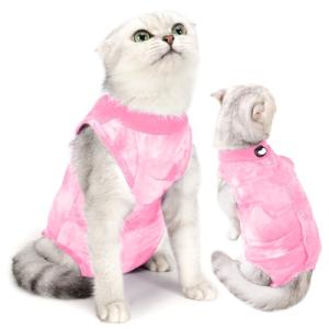 術後服 猫用 ペット術後ウェア 介護服 皮膚保護 不妊手術 傷口保護 避妊 傷舐め 引っ掻き防止 手術用 男の子 女の子