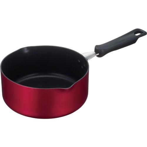 サーモス デュラブルシリーズ 片手鍋 クックパン 18cm レッド IH対応 KNA-018S R