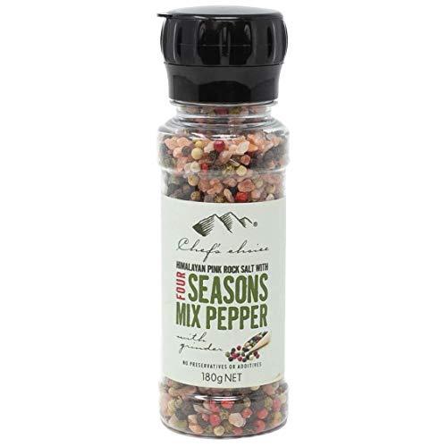 Chef's choice シェフズチョイス ヒマラヤ岩塩&amp;ペッパー ミル付き オーガニック原料使用...
