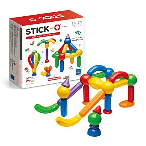 ボーネルンド (BorneLund) スティック・オー (STICK-O) ベーシックセット 30ピ...