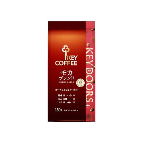 キーコーヒー KEY DOORS+ モカブレンド 豆 (LP) 150g