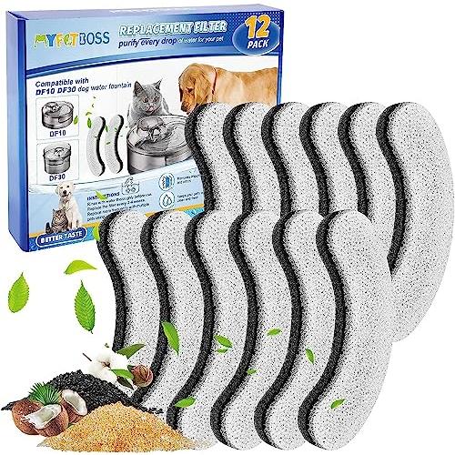 MyfatBOSS 12枚入【昇級版】 NPET ペット自動給水器用 WF050TP 蛇口式 1.5...