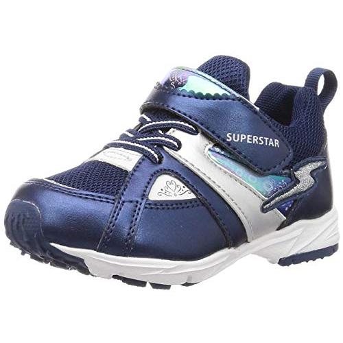 [スーパースター] スニーカー 防水 女の子 16~25cm キッズ SS J7135AZ ネイビー...