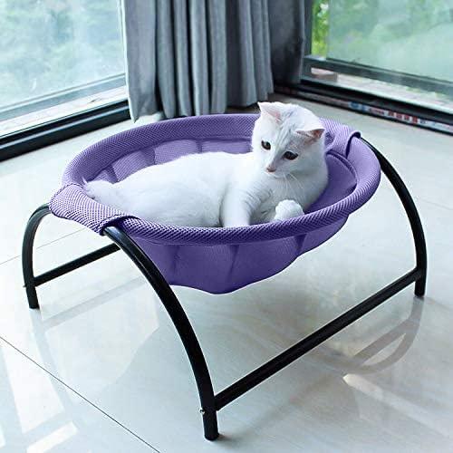 JUNSPOW 猫ベッド ペットハンモック 犬猫用ベッド 自立式 猫寝床 ネコベッド 猫用品 ペット...