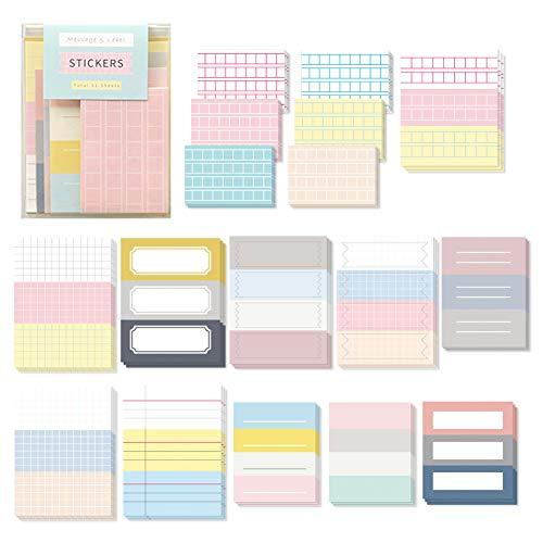 モノライク メッセージ &amp; ラベル ステッカー Ver.1 Message &amp; Label Stic...