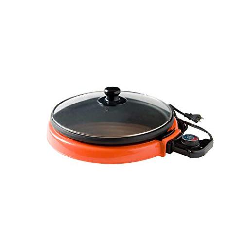 丸山技研 電気 ホットプレート 28cm オレンジ AZ-3915