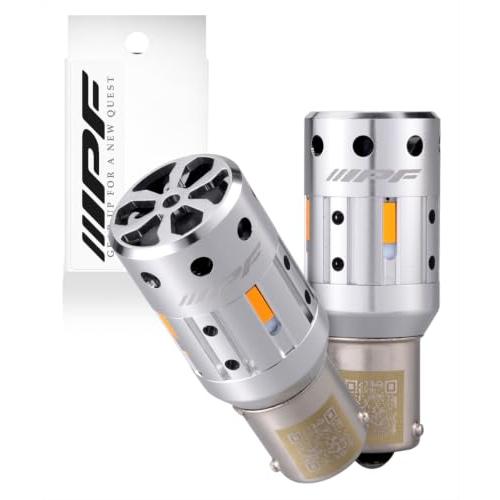 M's Basic by IPF ウィンカー LED バルブ S25 アンバー 1300ルーメン 抵...