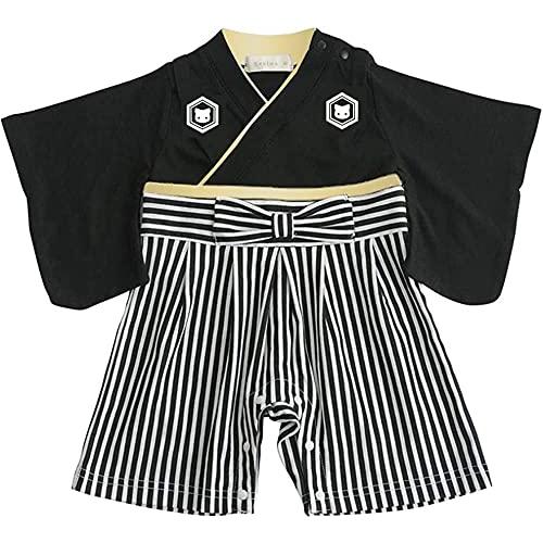 [Aenak] 雑貨イズム 袴 ロンパース 男の子 お食い初め 初節句 ベビー服 袴カバーオール ゴ...