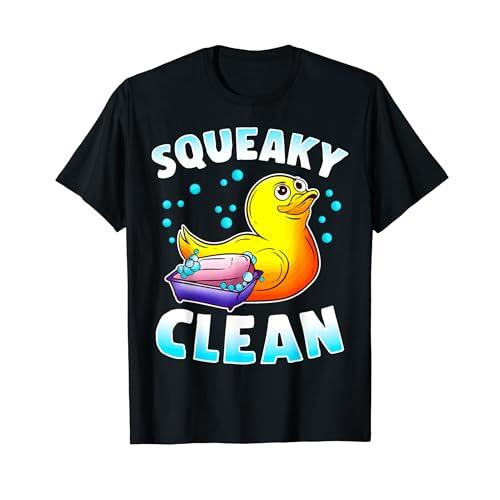 Cute Squeaky Clean Rubber Duck Bath Time Duckling ...