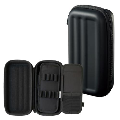 リヒトラブ XCOA ハードシェル ペンケース ジェットブラック A3802-24