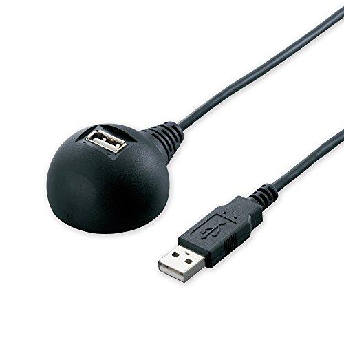 バッファロー BUFFALO USB延長ケーブル 2.0対応 スタンド付 2.0m ブラック BSU...