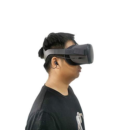Oculus Quest VRヘッドセット用にカスタマイズされた1ペアショートケーブルイヤホン