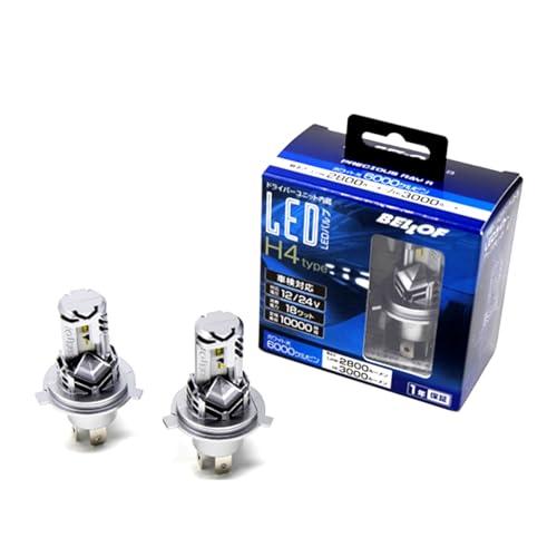 BELLOF (ベロフ) ヘッド&amp;フォグLEDバルブ プレシャス・レイR 6000K (H4 HiL...