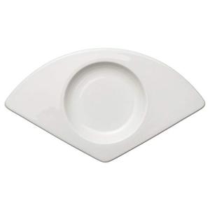 NARUMI(ナルミ) プレート 皿 プロスタイル ホワイト 20cm 扇形 8725-5090｜bonnenuit
