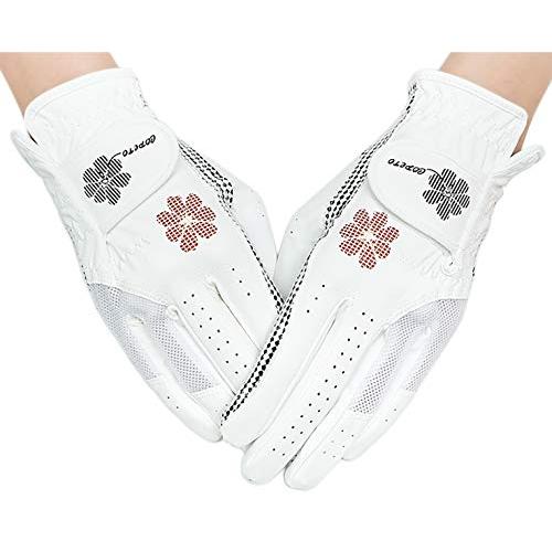 PREMINNO(プレミーノ) ゴルフ グローブ 手袋 レディース 両手 フィット感 耐久性 デザイ...